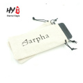 Pull string drawstring sunglass packaging pouches